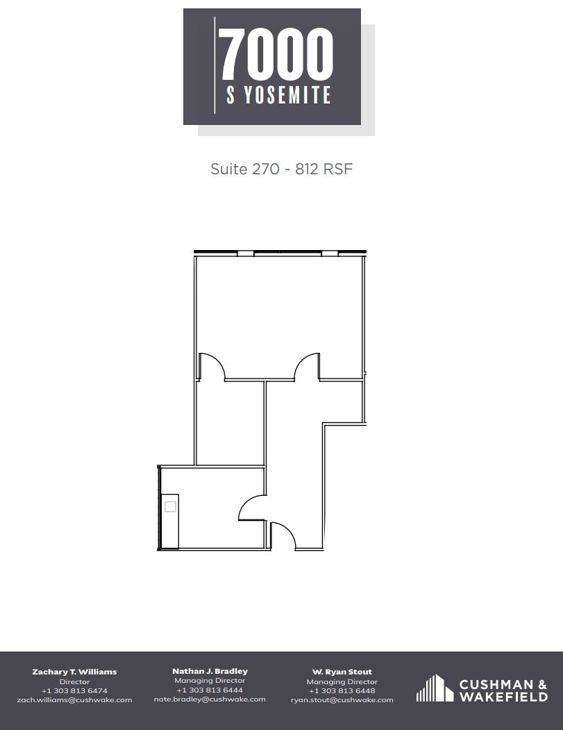 7000 S Yosemite St, Centennial, CO for lease Floor Plan- Image 1 of 1
