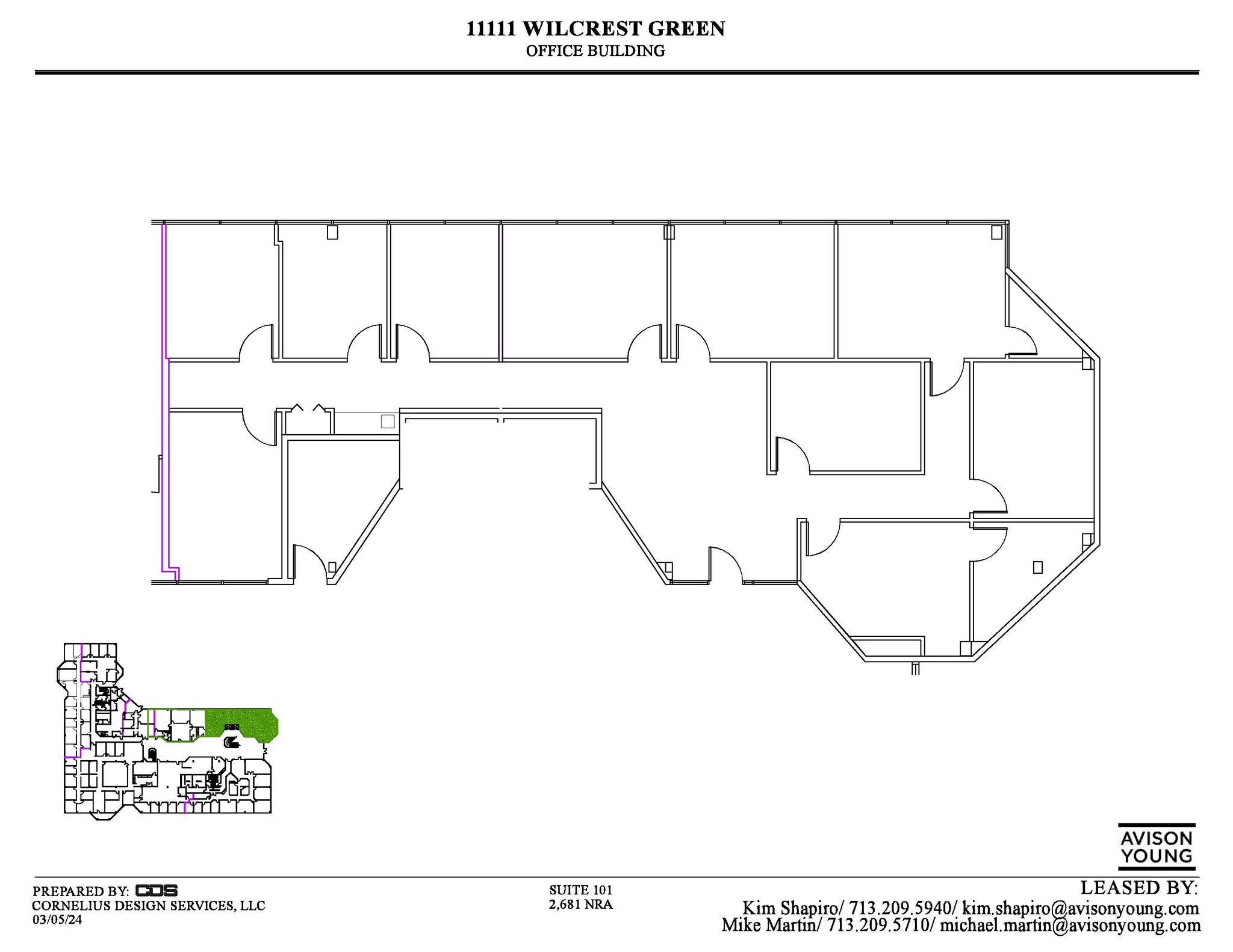 11111 Wilcrest Green Dr, Houston, TX for lease Floor Plan- Image 1 of 1