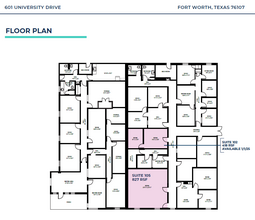 601 University Dr, Fort Worth, TX for lease Floor Plan- Image 1 of 1