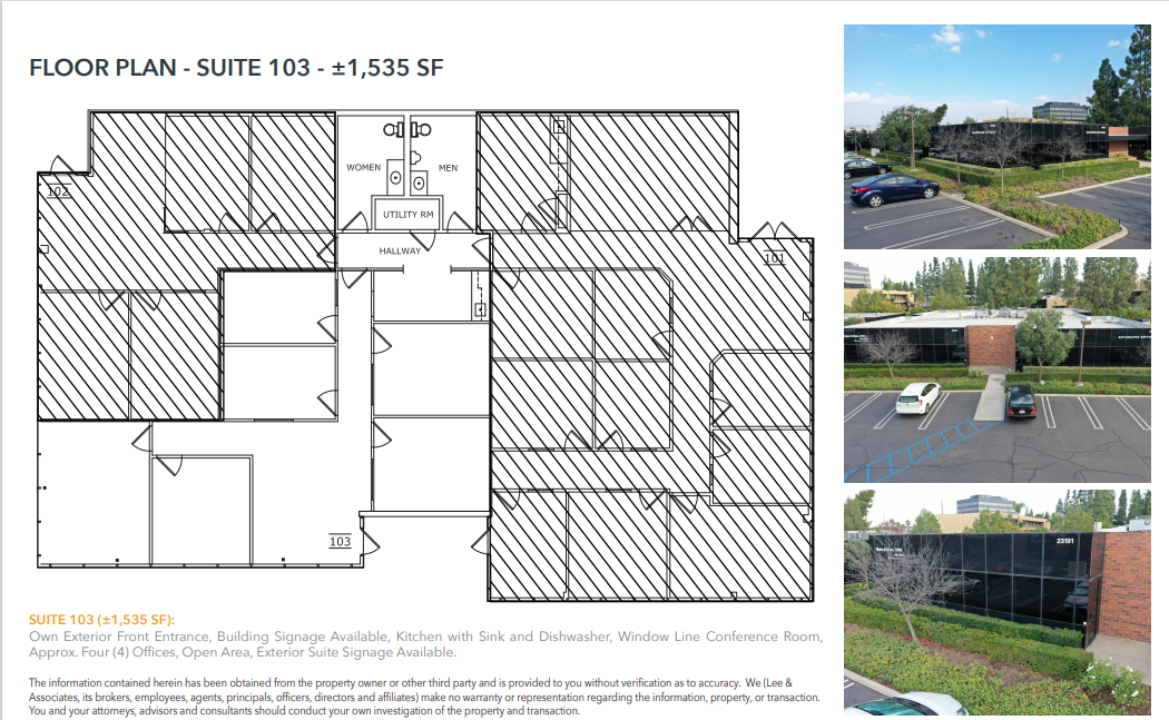 23191-23193 La Cadena Dr, Laguna Hills, CA for lease Floor Plan- Image 1 of 1