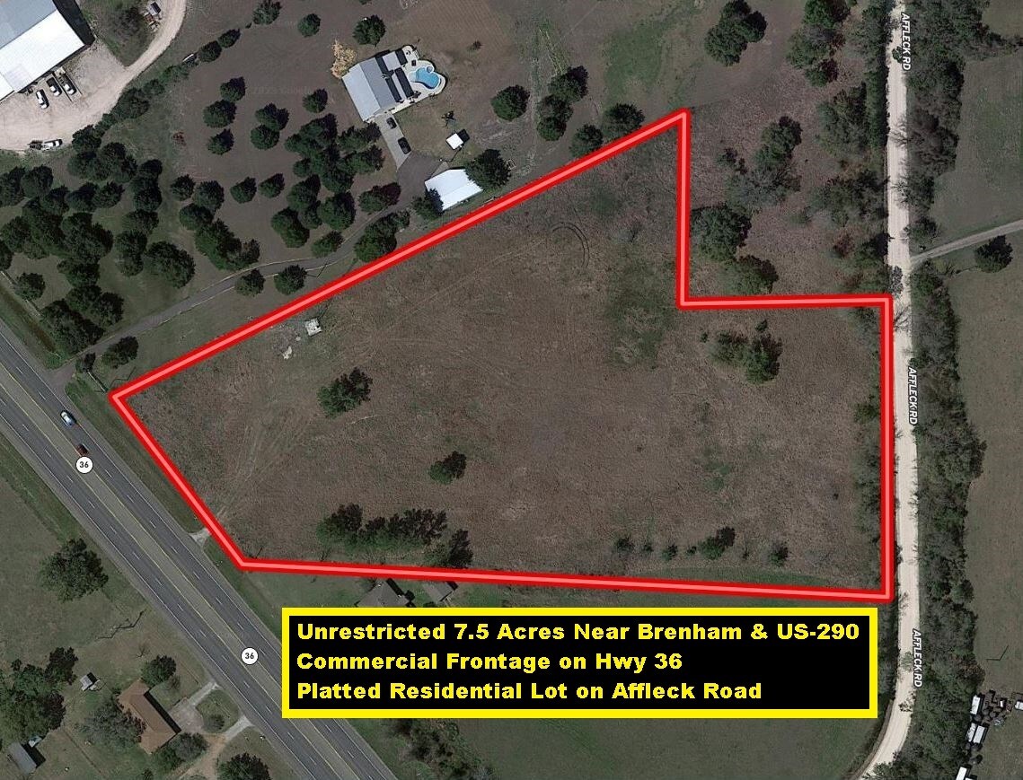 8300 TX-36, Brenham, TX for sale Aerial- Image 1 of 1
