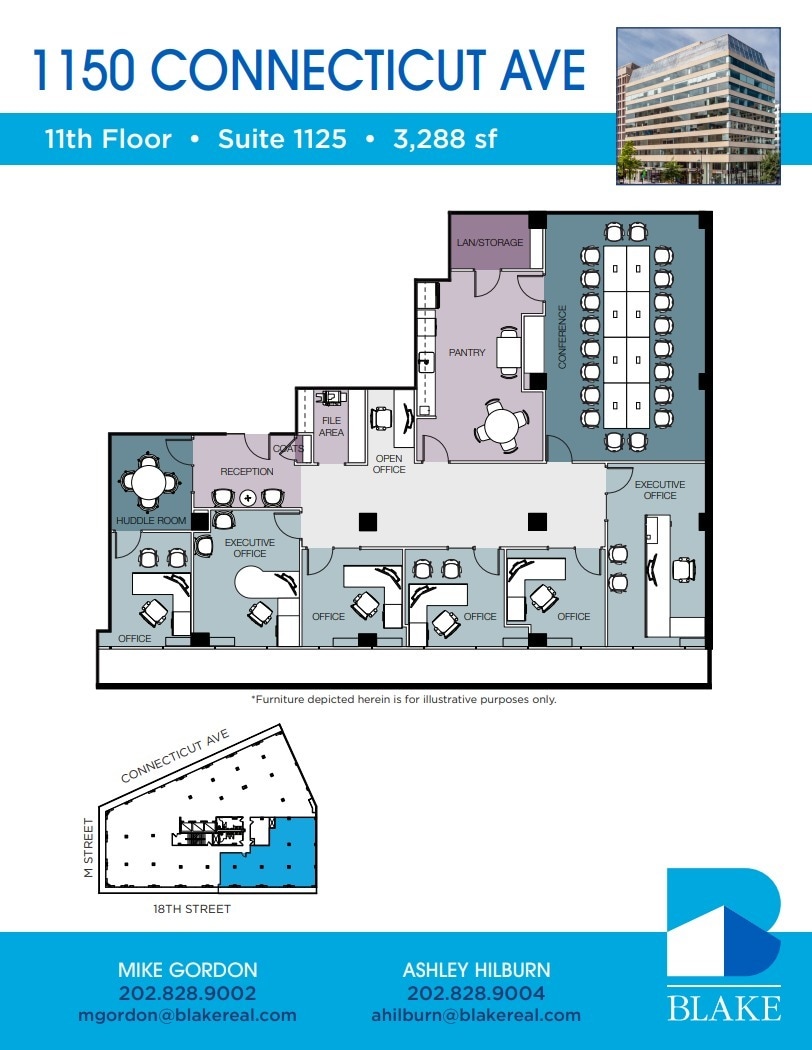 1150 Connecticut Ave NW, Washington, DC for lease Floor Plan- Image 1 of 1