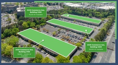 2435 Commerce Ave, Duluth, GA for lease Aerial- Image 2 of 2