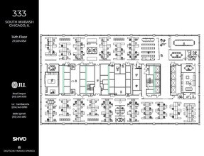 333 S Wabash Ave, Chicago, IL for lease Floor Plan- Image 1 of 1