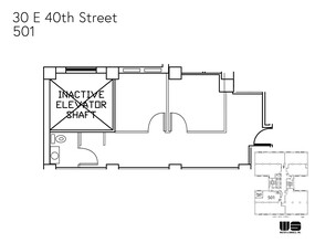 30 E 40th St, New York, NY for lease Floor Plan- Image 1 of 5