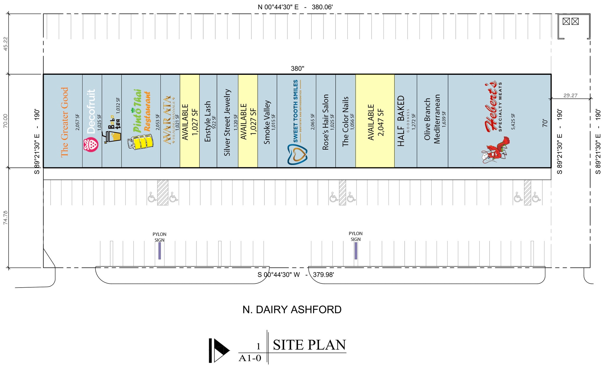 1001-1025 Dairy Ashford Rd, Houston, TX for lease Site Plan- Image 1 of 1