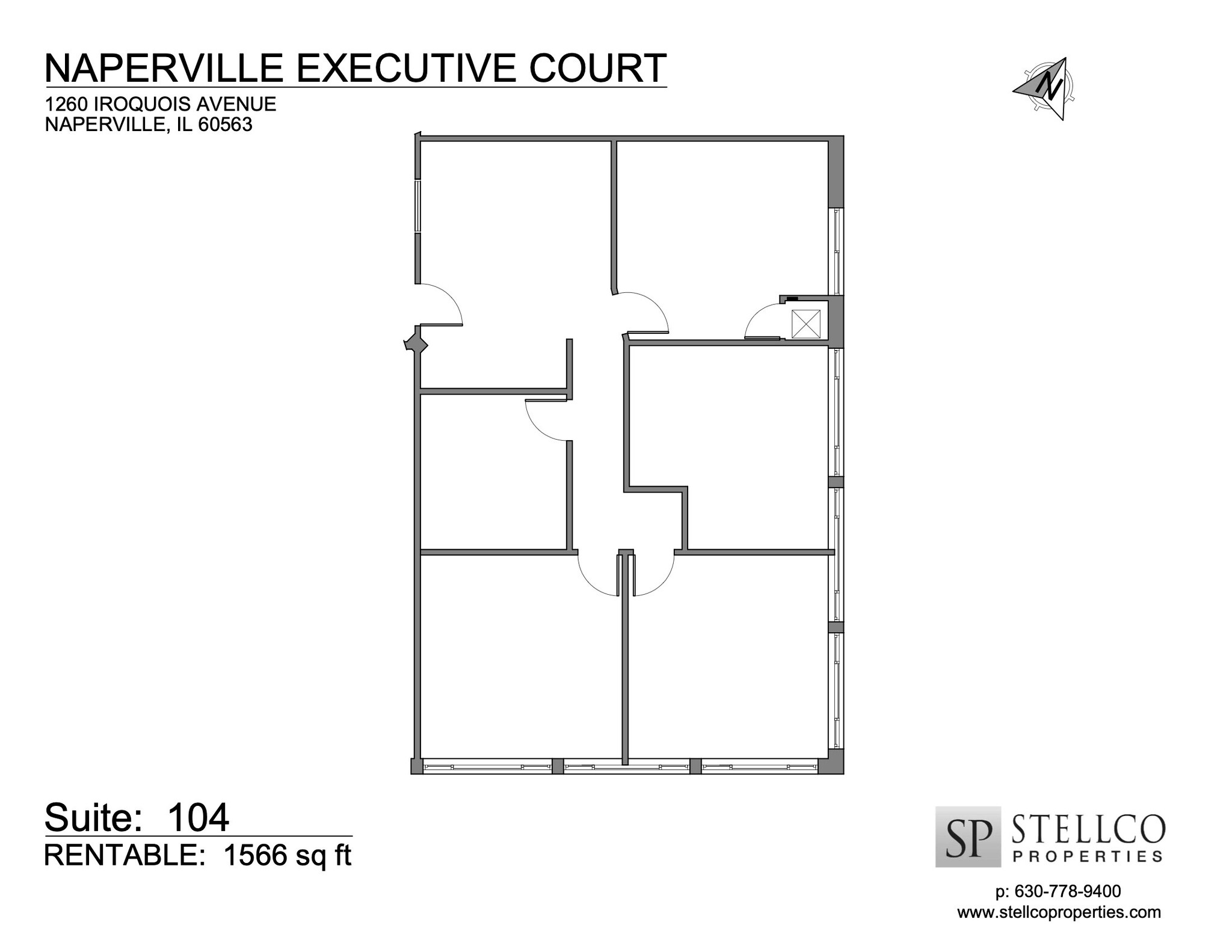 1220-1280 Iroquois Ave, Naperville, IL for lease Floor Plan- Image 1 of 1