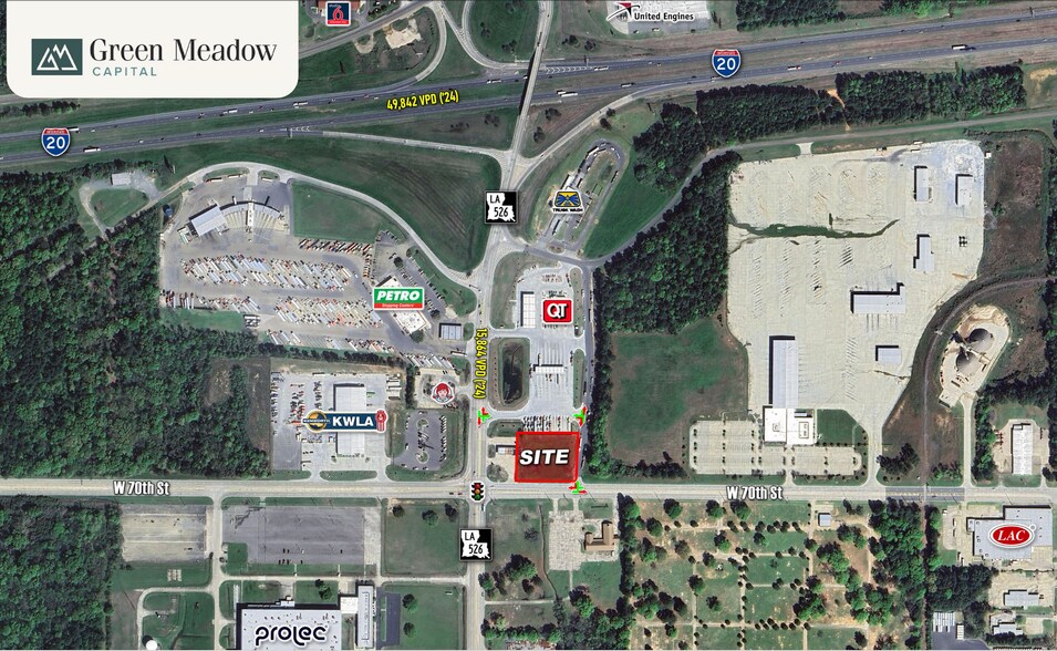 6901 W Bert Kouns Industrial Loop, Shreveport, LA for sale - Aerial - Image 1 of 1