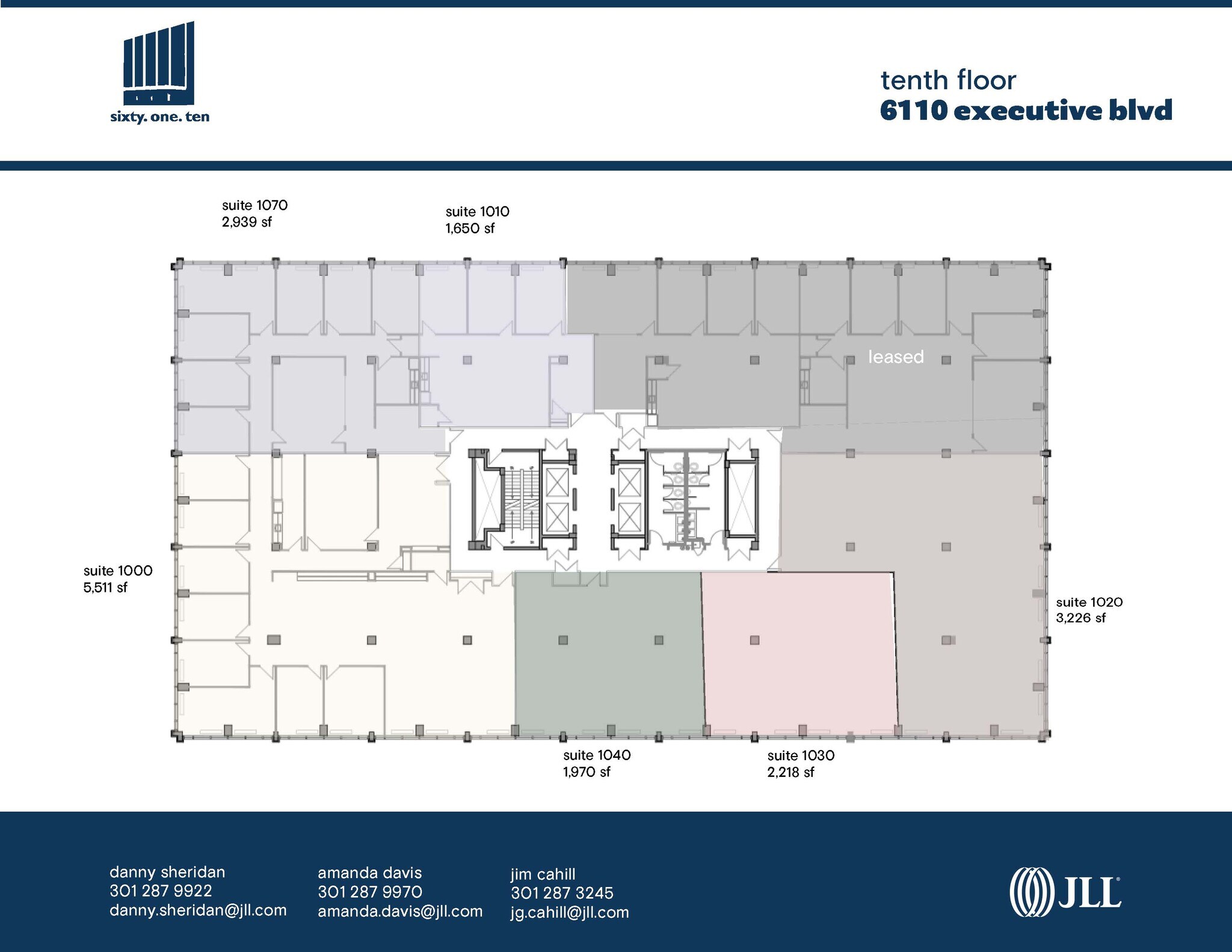 6110 Executive Blvd, Rockville, MD for lease Floor Plan- Image 1 of 1