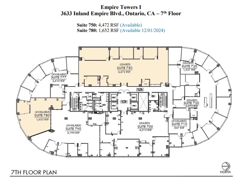 3633 Inland Empire Blvd, Ontario, CA for lease Floor Plan- Image 1 of 1