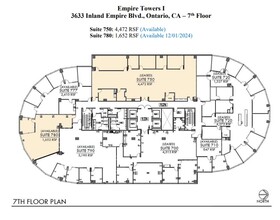 3633 Inland Empire Blvd, Ontario, CA for lease Floor Plan- Image 1 of 1