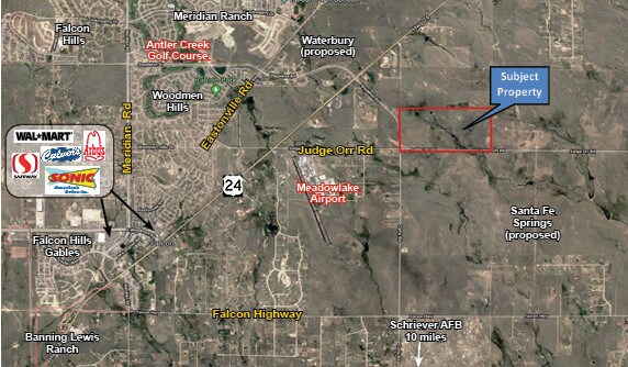 Judge Orr Rd, Peyton, CO for sale Aerial- Image 1 of 1