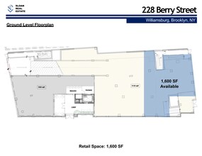 228 Berry St, Brooklyn, NY for lease Site Plan- Image 1 of 4