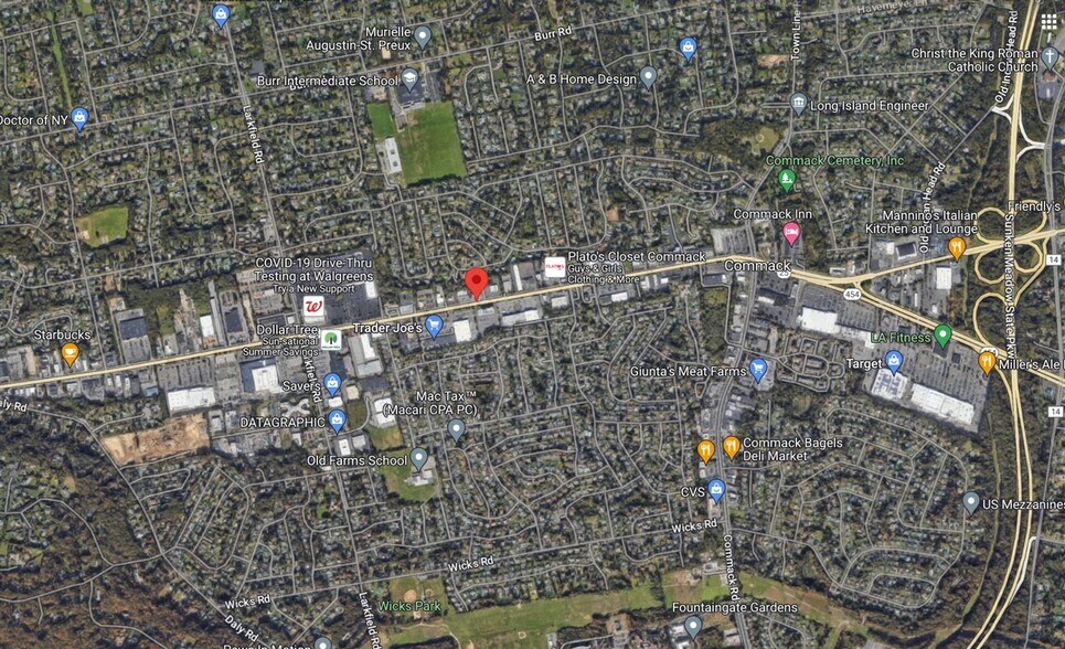 6077 Jericho Tpke, Commack, NY for sale - Aerial - Image 1 of 1