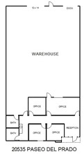 20515-2054 Walnut Dr, Walnut, CA for lease Floor Plan- Image 1 of 1