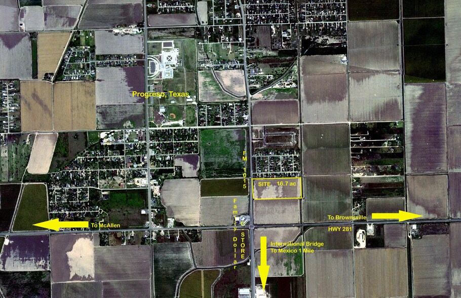 FM 1015 & Hwy 281, Progreso, TX 78579 16.72 Acres