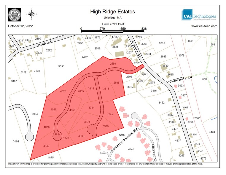 24 AHR Rd, Uxbridge, MA for sale - Plat Map - Image 1 of 2