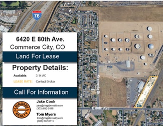 More details for 6420 E 80th Ave - LAND, Commerce City, CO - Land for Lease