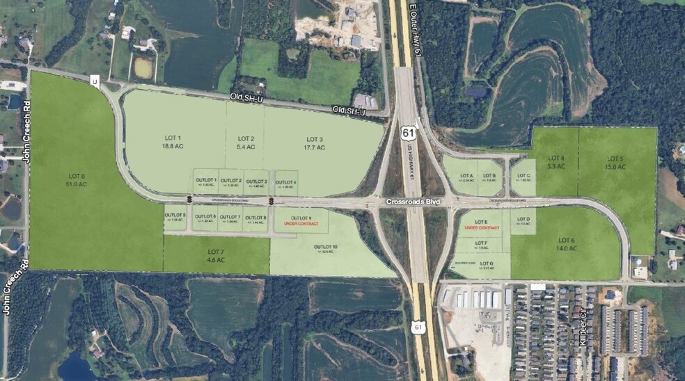 Hwy 61, Moscow Mills, MO for sale - Site Plan - Image 1 of 3