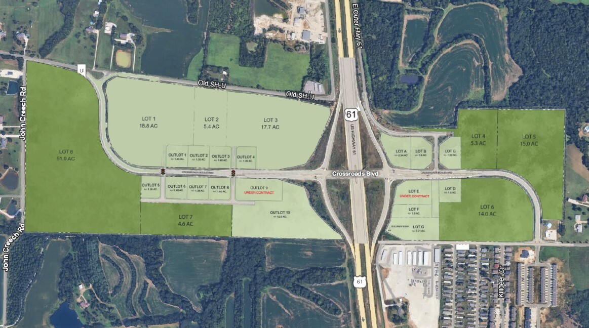 Hwy 61, Moscow Mills, MO for sale Site Plan- Image 1 of 4