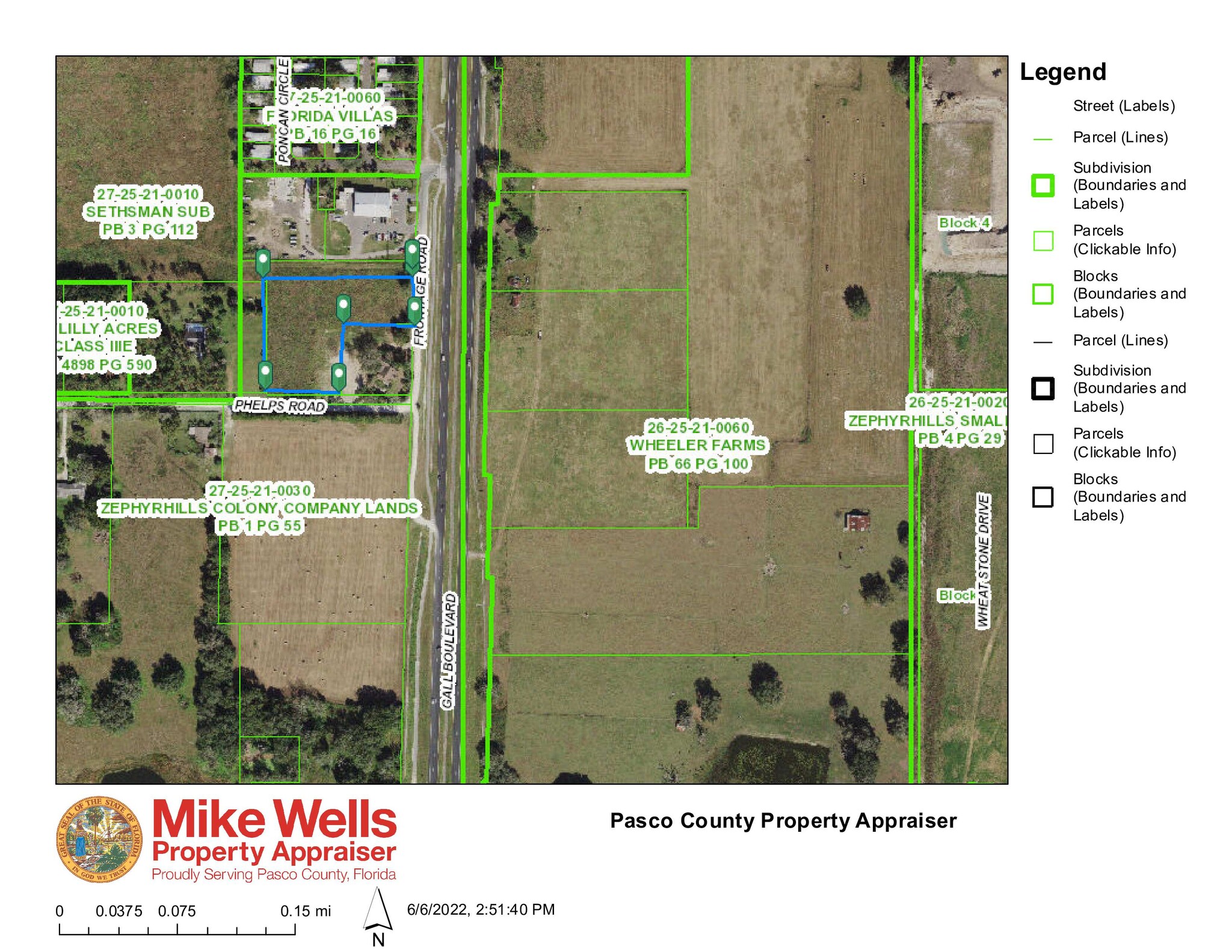 37903 Phelps Rd, Zephyrhills, FL for sale Aerial- Image 1 of 4