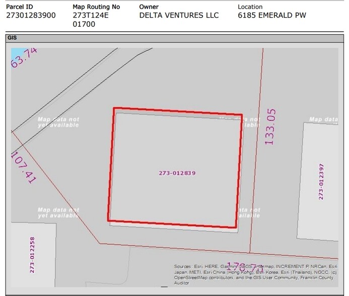 6185 Emerald Pky, Dublin, OH for lease - Plat Map - Image 2 of 24