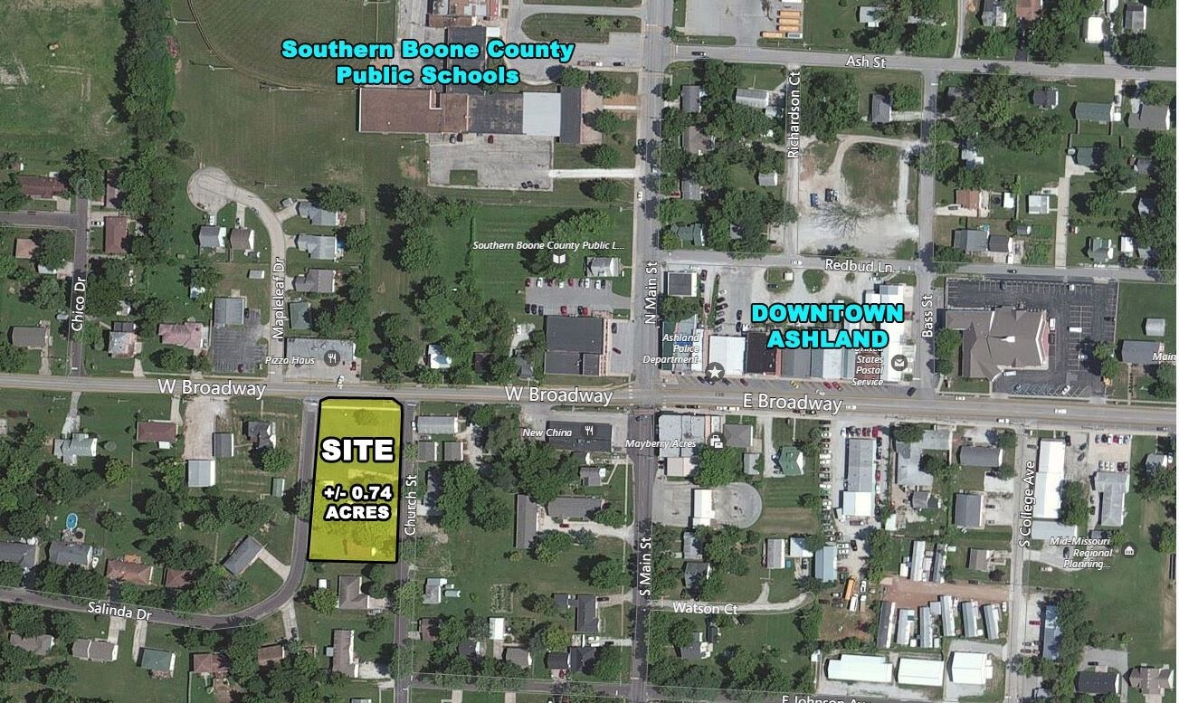 Broadway & Church St, Ashland, MO 65010