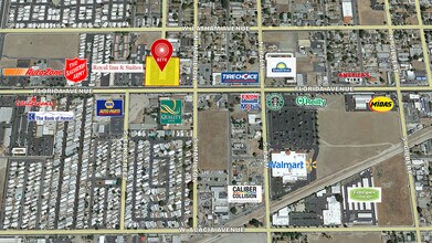 1200 W Florida Ave, Hemet, CA - AERIAL  map view