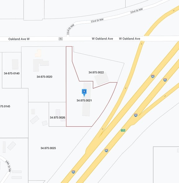 3303 W Oakland Ave, Austin, MN for sale - Plat Map - Image 2 of 2