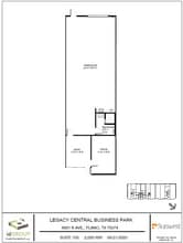 6901 K Ave, Plano, TX for lease Floor Plan- Image 1 of 2
