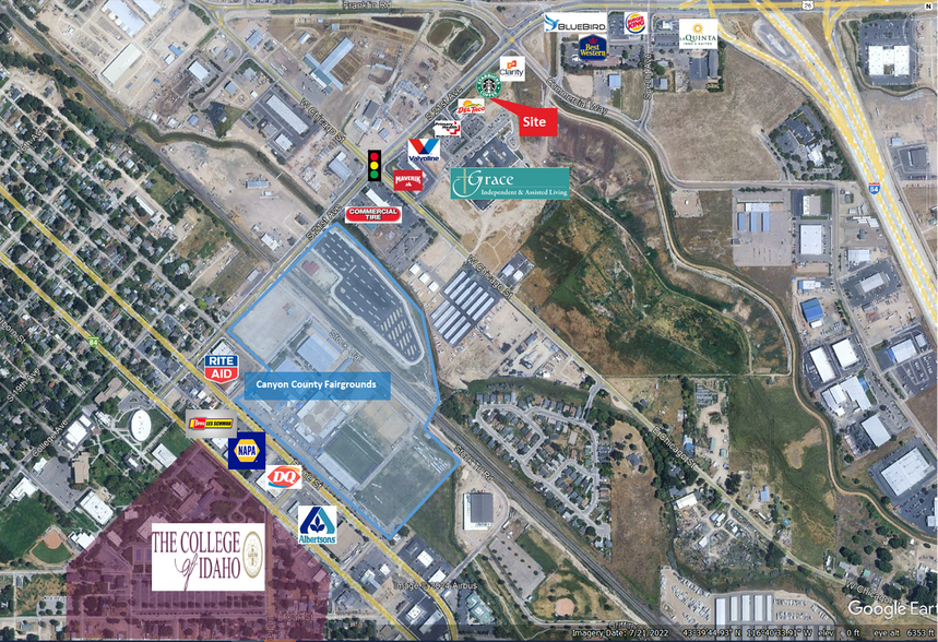 620 N 21st Ave, Caldwell, ID for sale - Aerial - Image 2 of 10