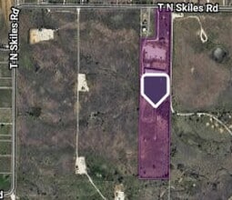 7895 T N Skiles Rd, Ponder, TX - AERIAL map view