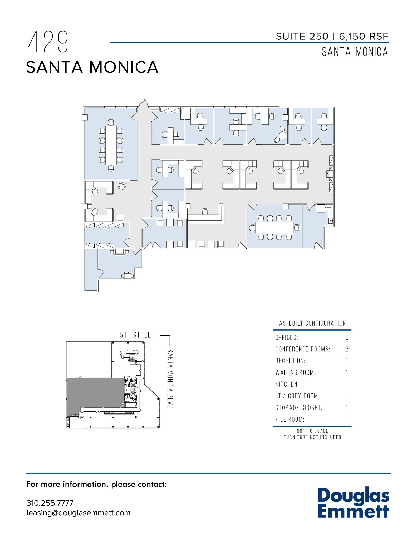 429 Santa Monica Blvd, Santa Monica, CA for lease Floor Plan- Image 1 of 1