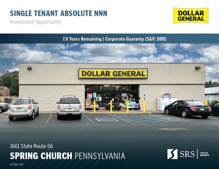 1661 State Route 56, Spring Church, PA 15686 Dollar General Spring