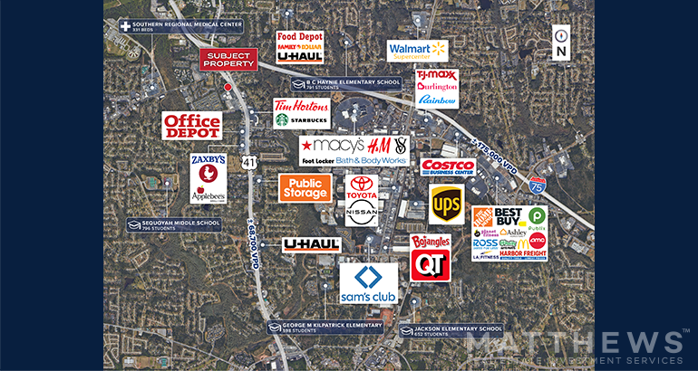 6405-6419 Tara Blvd, Jonesboro, GA for sale - Building Photo - Image 3 of 3