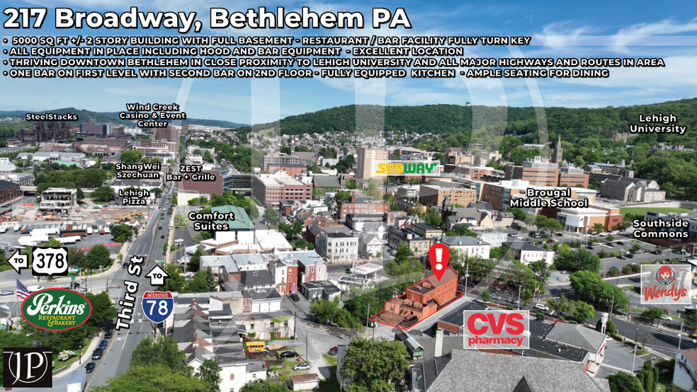 215-217 Broadway, Bethlehem, PA for lease - Building Photo - Image 1 of 76