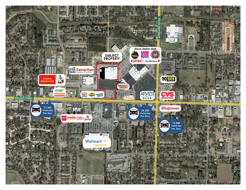 2111 W Walnut St, Rogers, AR for sale Aerial- Image 1 of 1