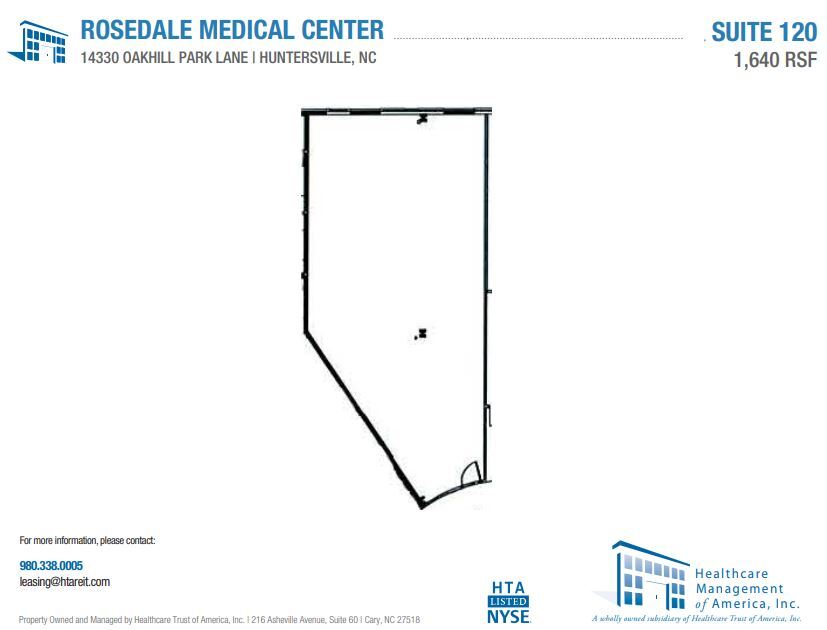 14330 OakHill Park Ln, Huntersville, NC for lease Floor Plan- Image 1 of 1