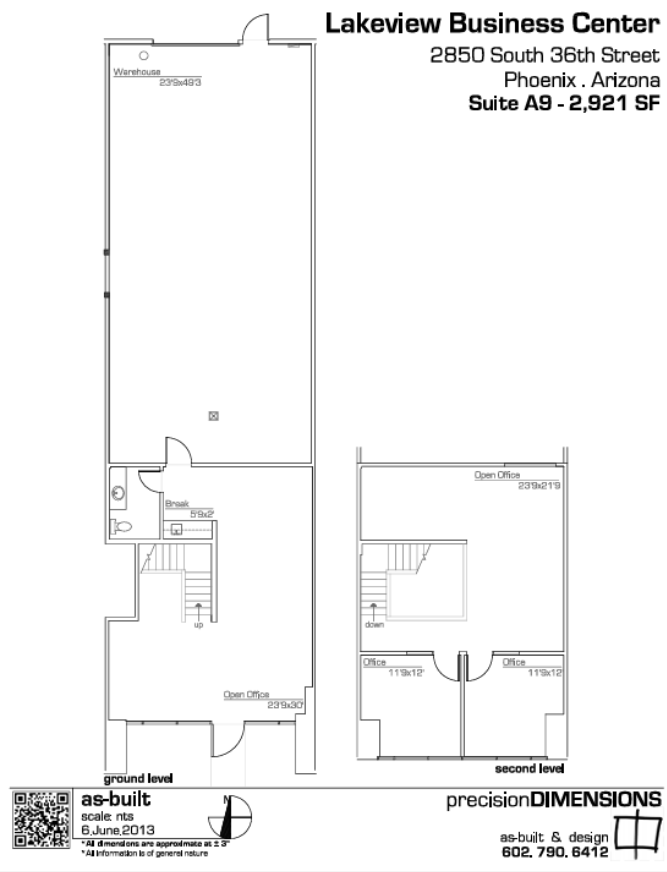 3001 S 35th St, Phoenix, AZ for lease Floor Plan- Image 1 of 1