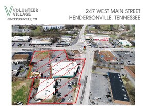 247 W Main St, Hendersonville, TN - AERIAL  map view