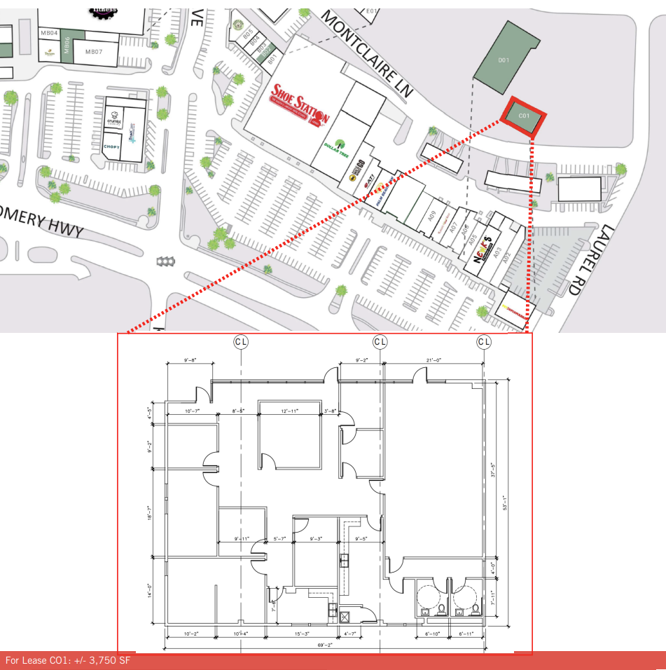 634-670 Montgomery Hwy, Vestavia Hills, AL for lease Floor Plan- Image 1 of 1