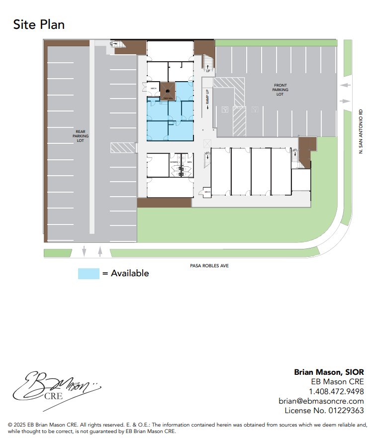 900 N San Antonio Rd, Los Altos, CA for lease Site Plan- Image 1 of 2
