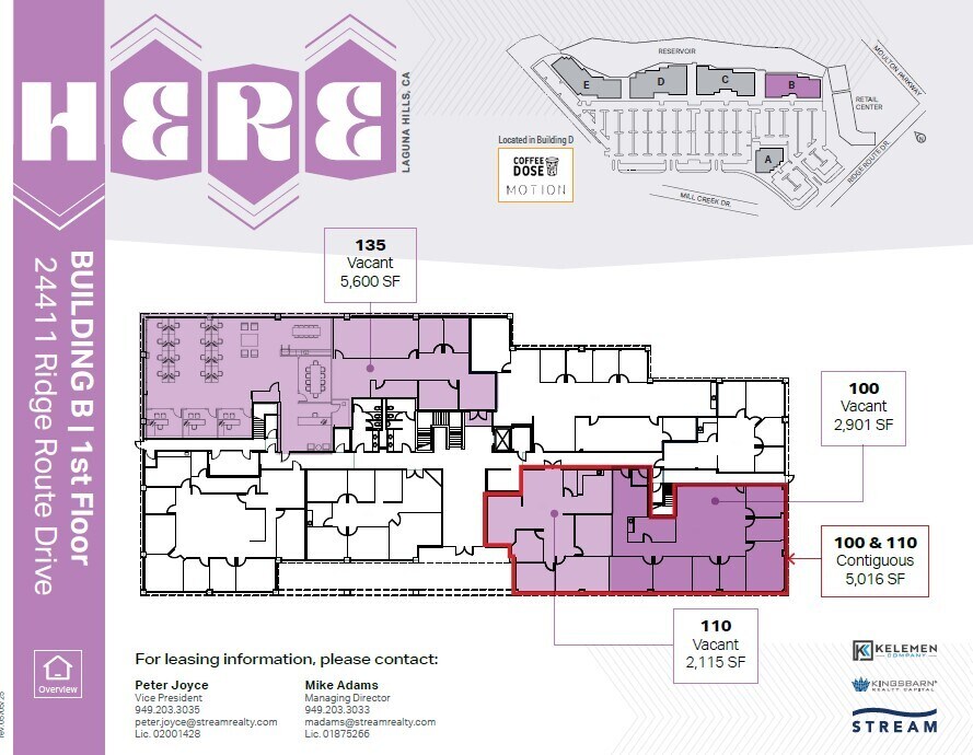 24461 Ridge Route Dr, Laguna Hills, CA for lease Floor Plan- Image 1 of 1