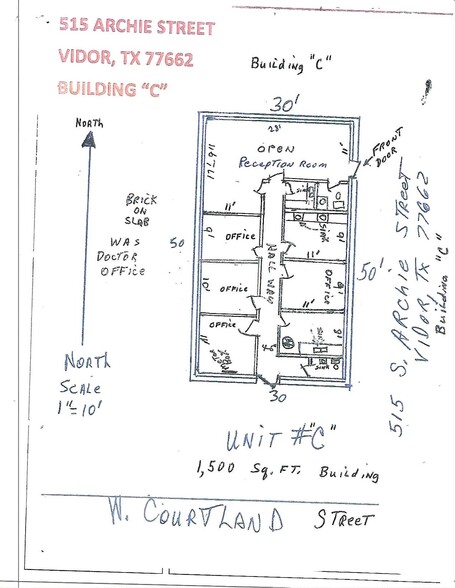 535 S Archie St, Vidor, TX for sale - Site Plan - Image 3 of 3