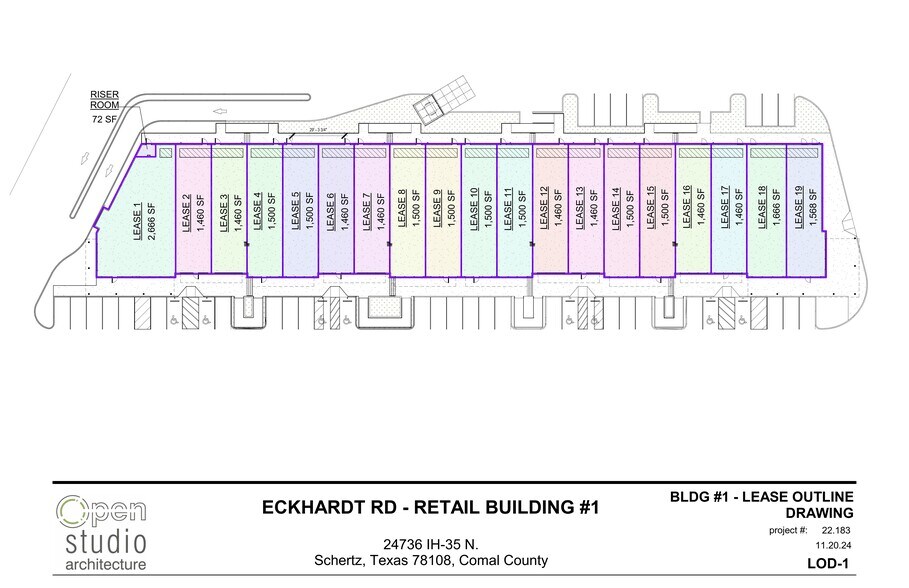 I-35 and Eckhardt Rd, Schertz, TX for sale - Site Plan - Image 3 of 5
