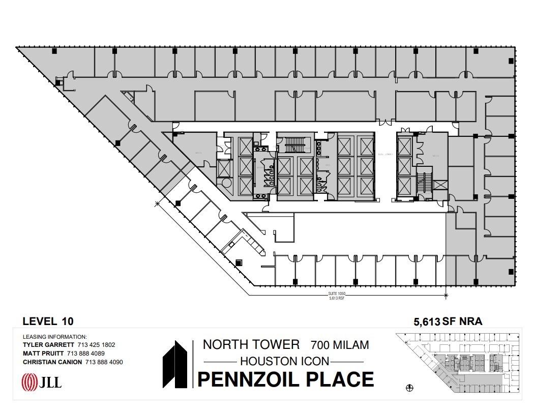 700 Milam St, Houston, TX for lease Floor Plan- Image 1 of 1