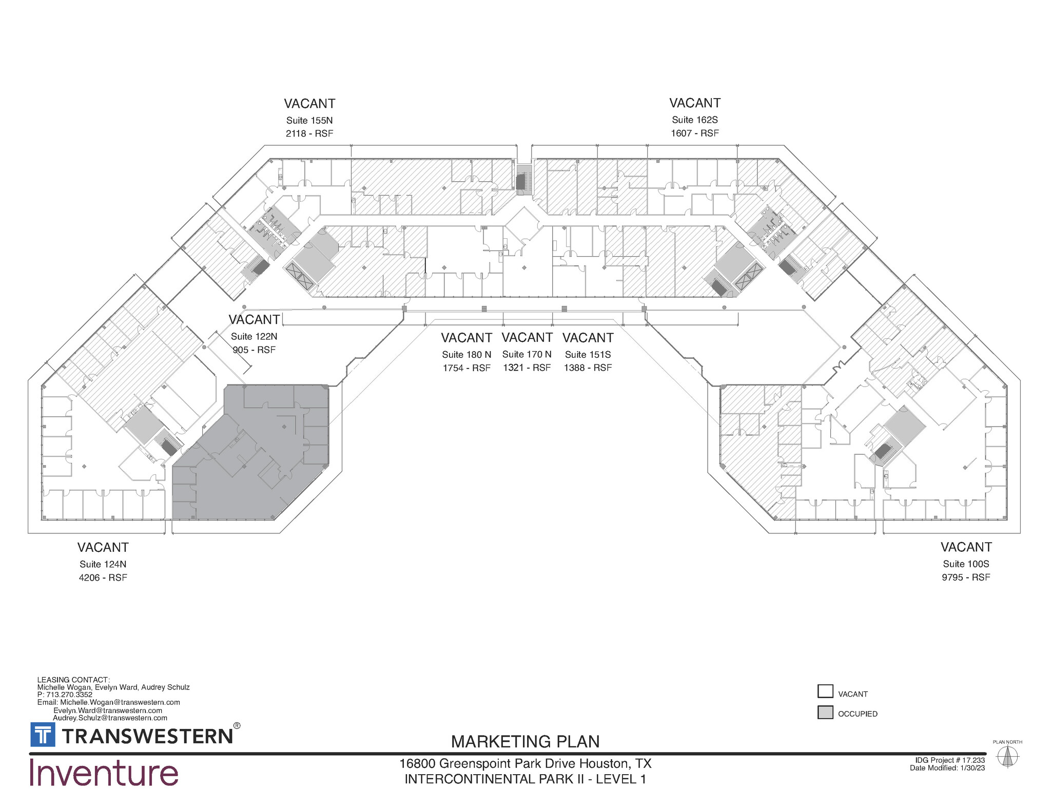 16800 Greenspoint Park, Houston, TX for lease Floor Plan- Image 1 of 1