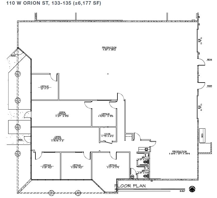 6105 S Ash Ave, Tempe, AZ for lease Floor Plan- Image 1 of 1