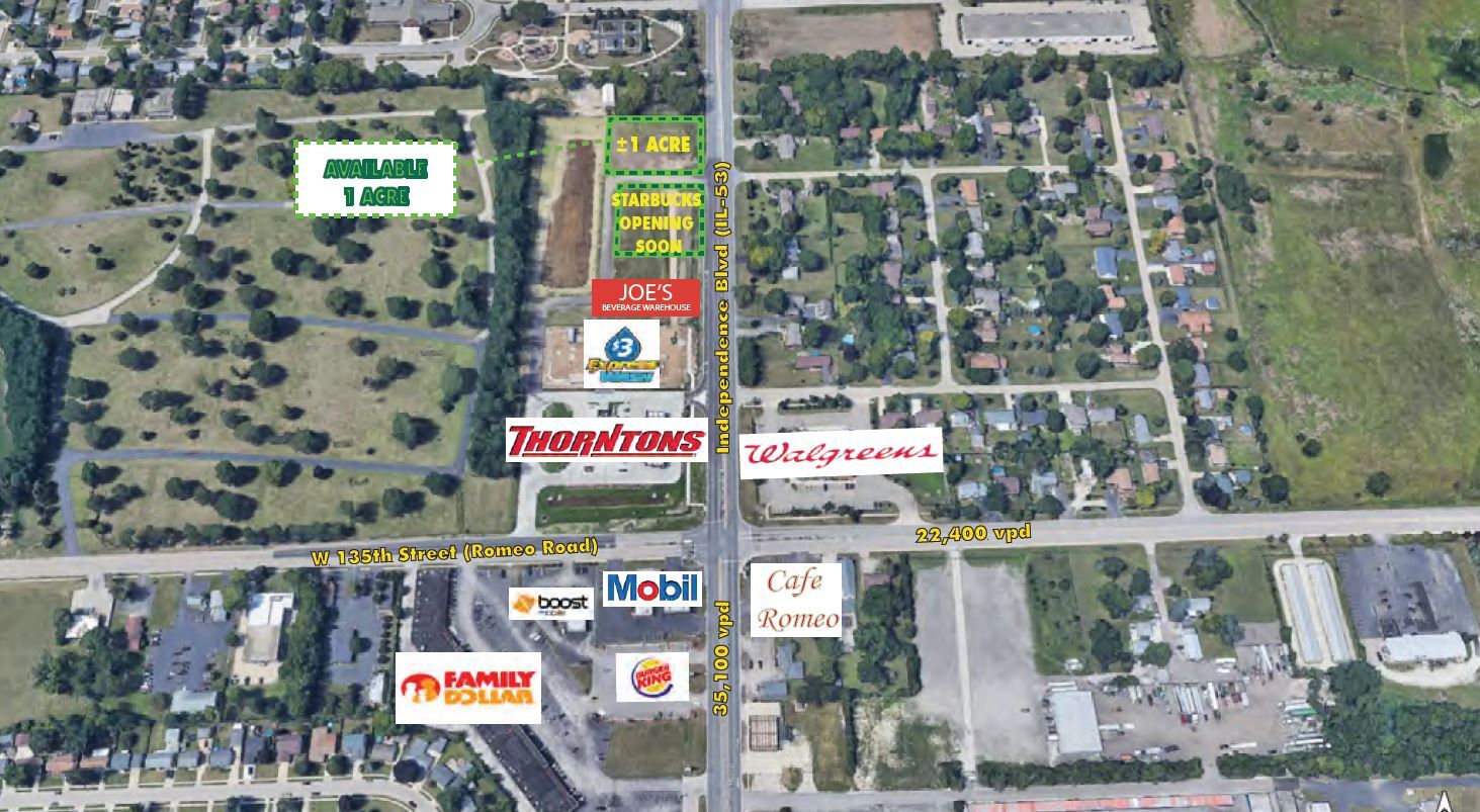 NWC Rt 53 & 135th St, Romeoville, IL for sale Building Photo- Image 1 of 1