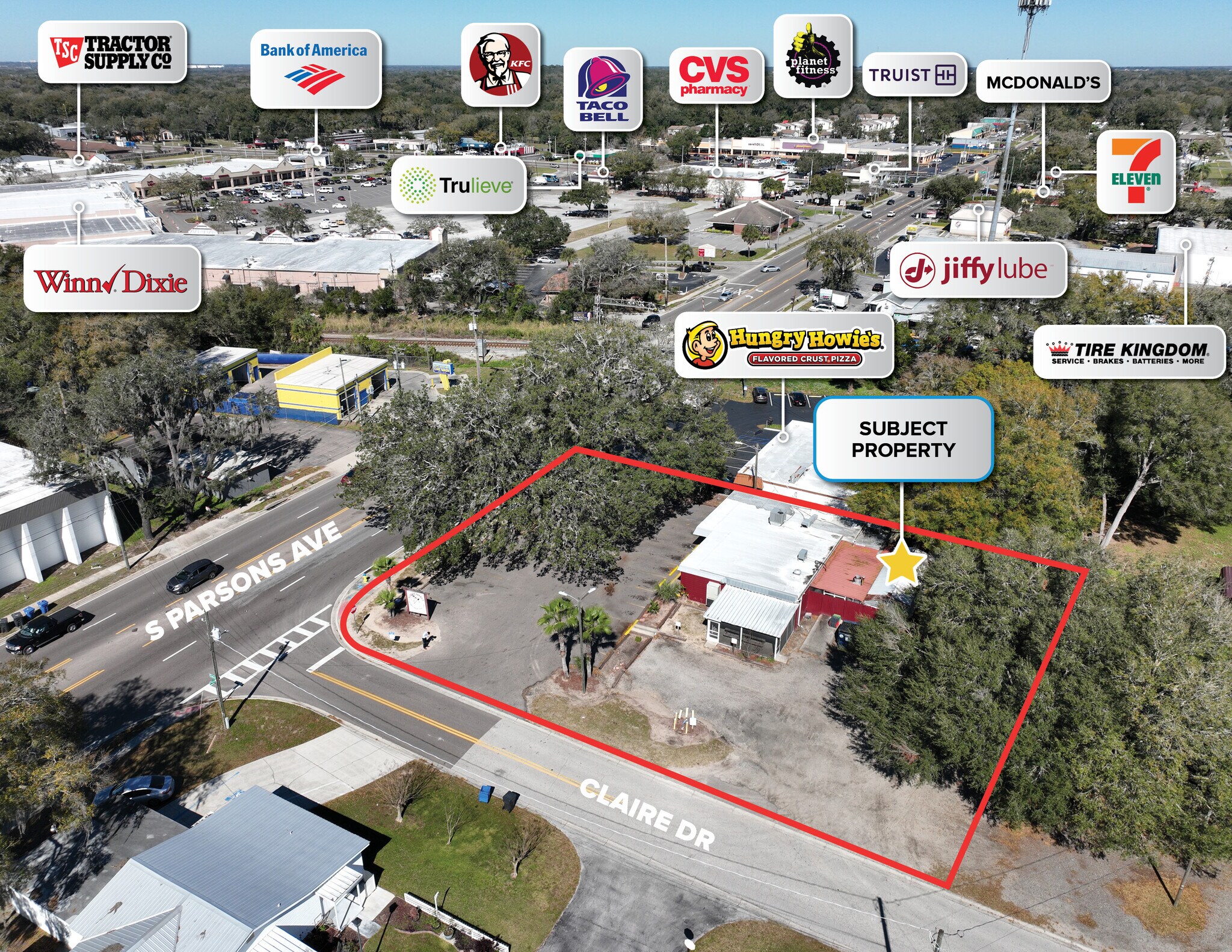 2006 S Parsons Ave Seffner FL - 2006 S Parsons Ave Seffner FL Former Hungry Harrys Famous BBQ 2006 S Parsons Ave Seffner FL 33584 Map Aerials V2 5 LargeHighDefinition